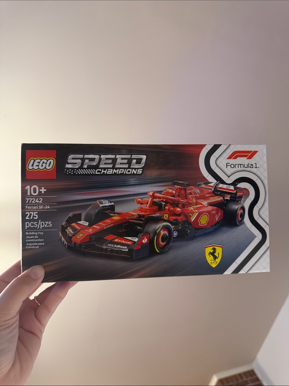 Lego Speed Champions Ferrari SF-24 Race Car - Red & Black